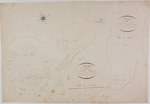 Sarrogna, section A, feuille 2.