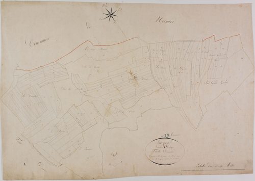 Sarrogna, section A, feuille 1.