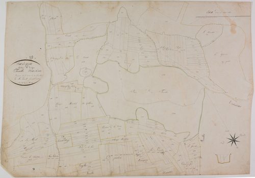 Sarrogna, section A, feuille 9.