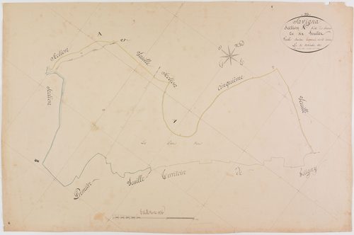 Savigna, section A, les Charnes, feuille 6.géomètre : C. Jannin