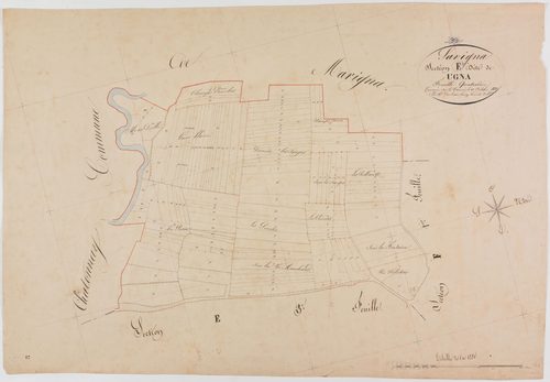 Savigna, section E, Ugna, feuille 4.géomètre : H. Duchesne