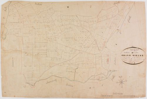Savigna, section D, Grand Nièvre, feuille 1.géomètre : Bouvard