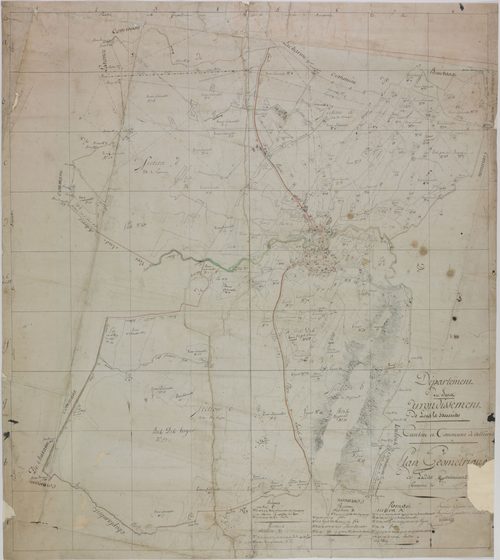 Sellières, à l'encre, par Villemot, 82 cm x 94 cm. s.d. [1804-1807]