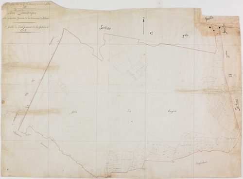Sellières, section C, feuille 2.[vers 1808-1815?] géomètre : [pas de nom d'auteur]