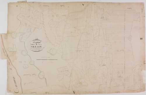 Senaud, section A, le Village, feuille 3.