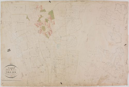 Senaud, section A, le Village, feuille 2.