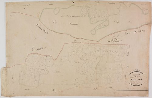 Senaud, section A, le Village, feuille 1.