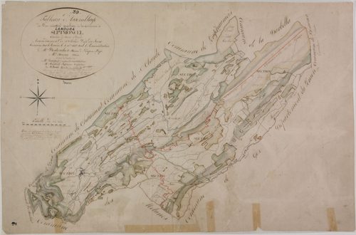Septmoncel, tableau d'assemblage.