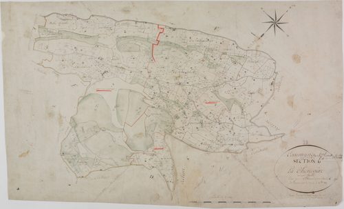 Septmoncel, section G, Chenevière, feuille.