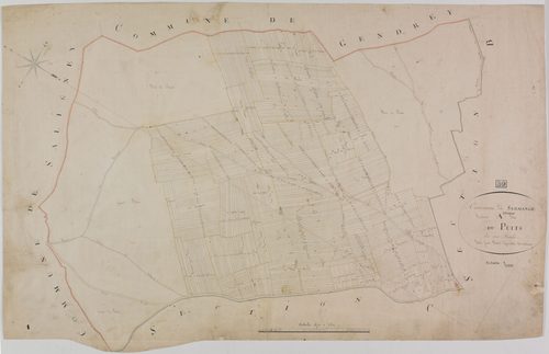 Sermange, section A, le Puits, feuille unique.