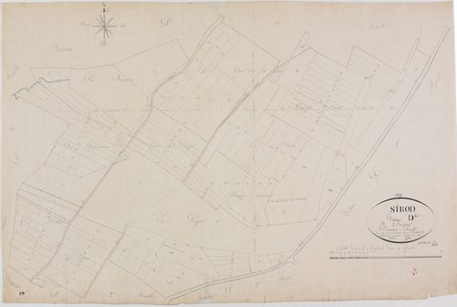 Sirod, section D, Préyat, feuille 2.