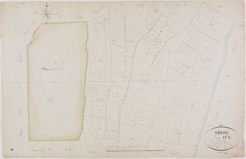 Sirod, section D, Préyat, feuille 3.