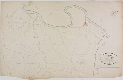 Sirod, section B, le Village, feuille 2.