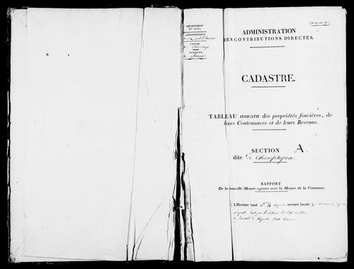 Etat de sections.