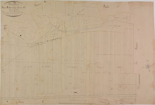 Souvans, section B, Fin d'Amont, feuille 4.