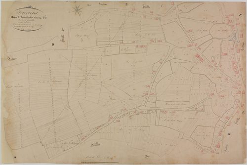 Souvans, section C, l'Herbeux d'Amont, feuille 3.