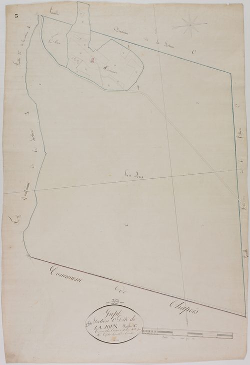 Supt, section C, la Joux, feuille 4.