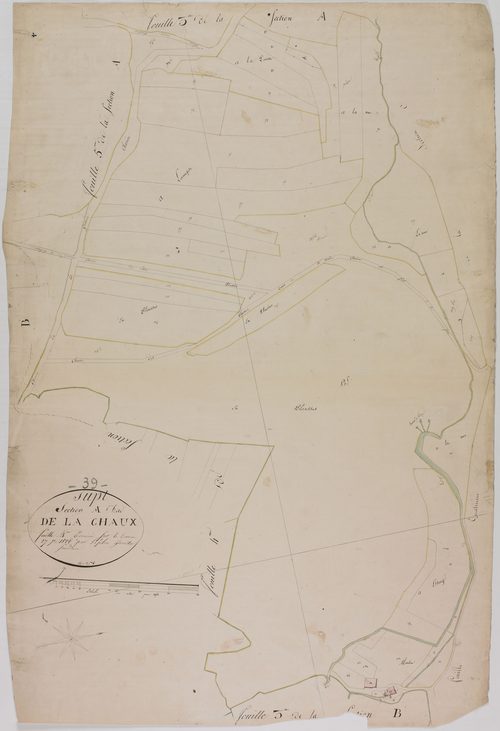 Supt, section A, la Chaux, feuille 4.