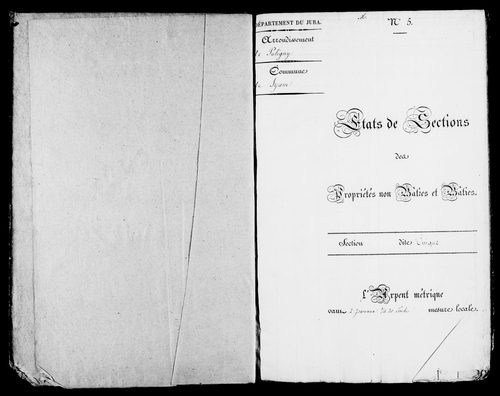 Etat de sections, s.d. [début XIXe].