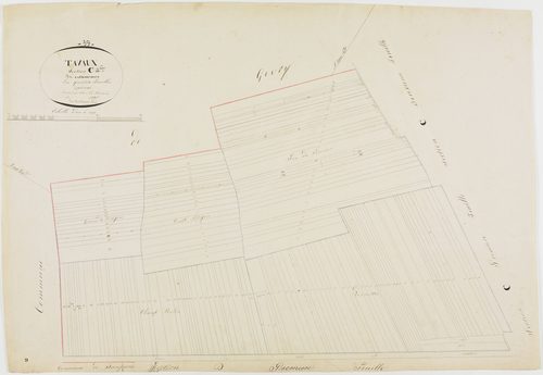 Tavaux, section C, la Pie d'en Haut, feuille 4.géomètre : Duchesne aîné
