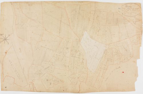 Thervay, section E, le Colombier, feuille 4.géomètre : Romand