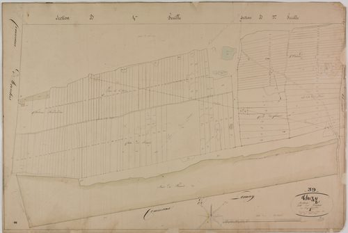 Thésy, section B, les Pâturages, feuille 5.