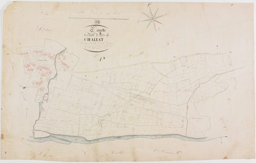 Thoirette, section B, Chaléat, feuille 2.géomètre : Guyard