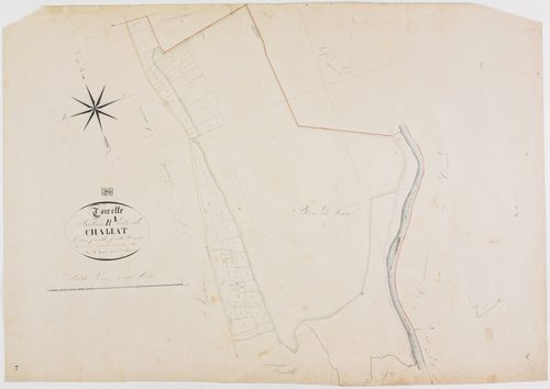 Thoirette, section B, Chaléat, feuille 1.géomètre : Guyard