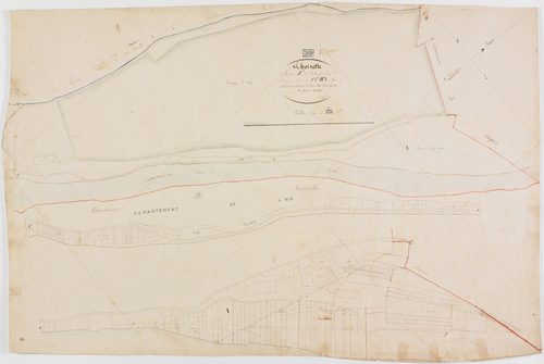 Thoirette, section E, Cury, feuille 1.géomètre : Dussauget