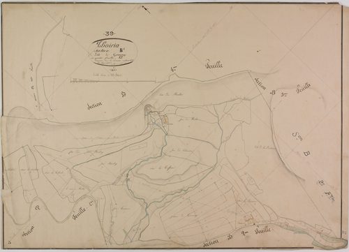 Thoiria, section B, Germange, feuille 1.