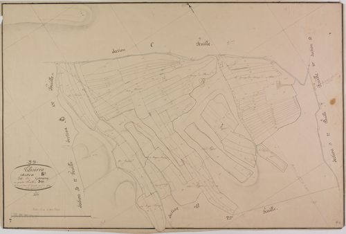 Thoiria, section B, Germange, feuille 3.