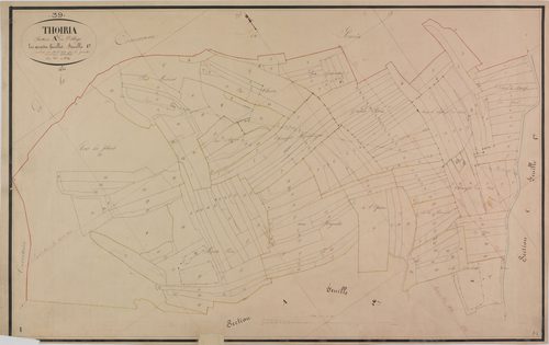 Thoiria, section A, le Village, feuille 1.