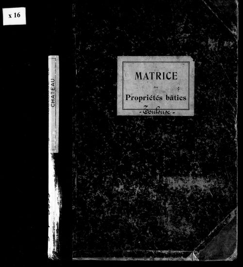 Matrice des propriétés bâties.