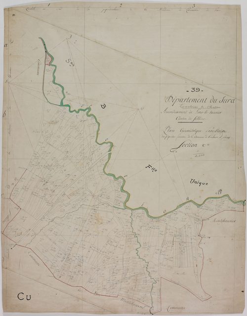 Toulouse, section C, feuille unique.