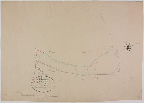 Tourmont, section D, Mouron, feuille 4.