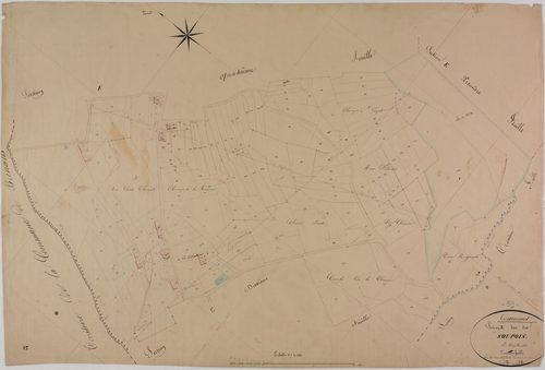 Tourmont, section E, Soupois, feuille 3.