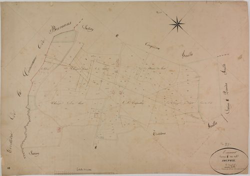 Tourmont, section E, Soupois, feuille 4.