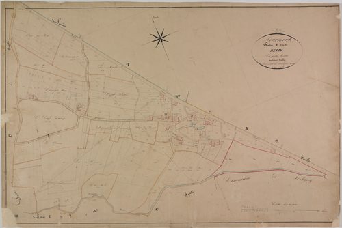 Tourmont, section C, Recin, feuille 4.