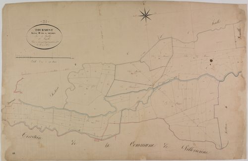 Tourmont, section D, Mouron, feuille 3.