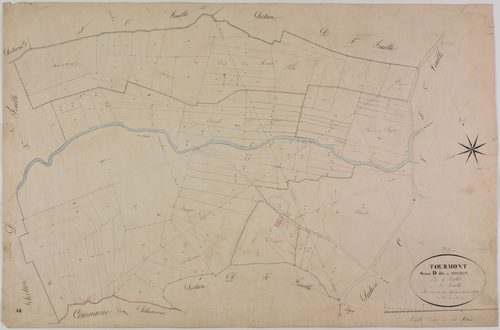 Tourmont, section D, Mouron, feuille 2.