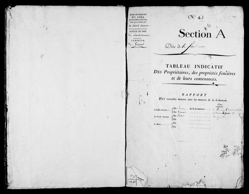 Etat de sections.