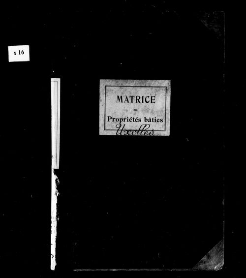 Matrice des propriétés bâties.