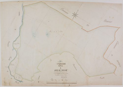 Uxelles, section A, le Village, feuille 1.