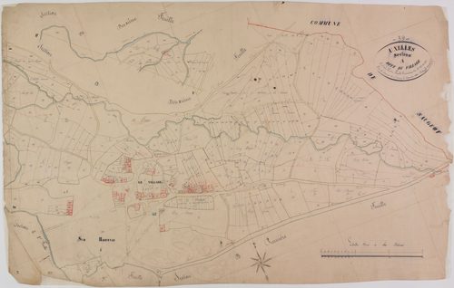 Uxelles, section A, le Village, feuille 3.