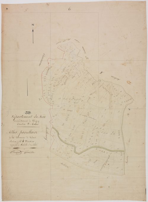 Vadans, section A, la feuille 4.