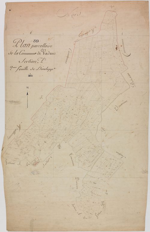 Vadans, section A, feuille 2.