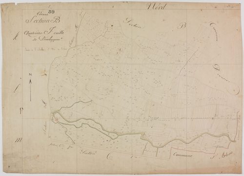 Vadans, section B, feuille 4.