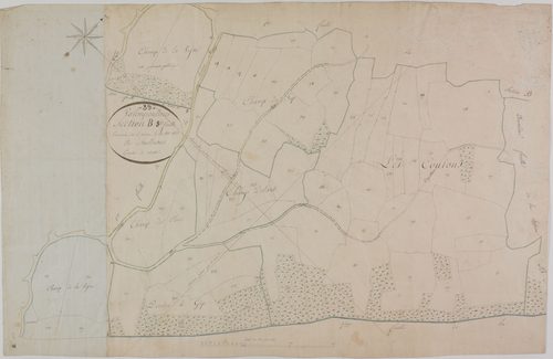 Valempoulières, section B, feuille 3.
