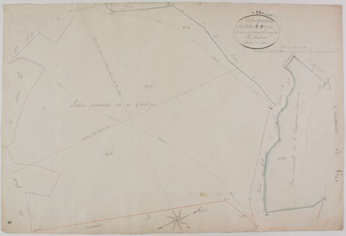 Valempoulières, section D, feuille 3.