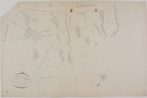 Valempoulières, section A, feuille 3.